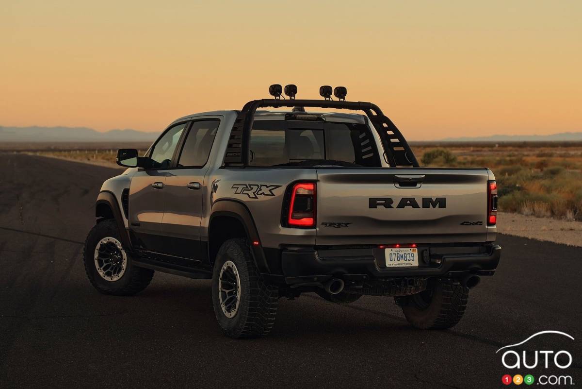 Ram 1500 TRX, trois quarts arrière